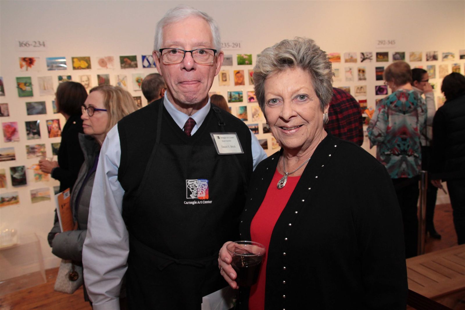 Smiles at Art Off the Wall in Carnegie Art Center